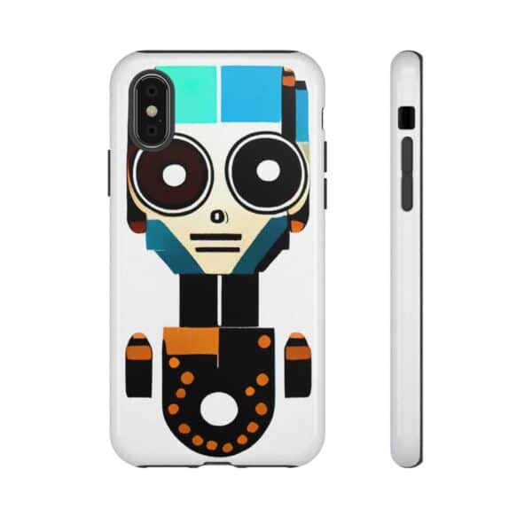 Rainbow Designs Robot On Tough Cases Custom Phone Cases For iPhone Google Pixel and Samsung Series - Image 5