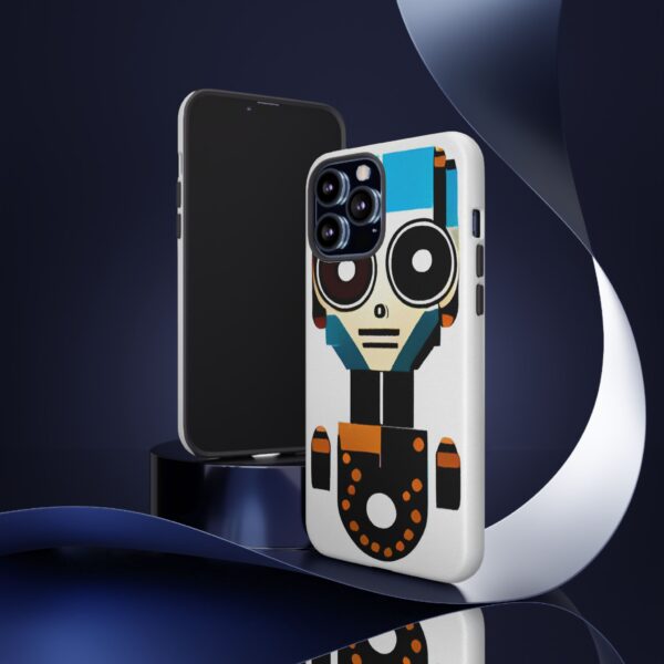 Rainbow Designs Robot On Tough Cases Custom Phone Cases For iPhone Google Pixel and Samsung Series - Image 54