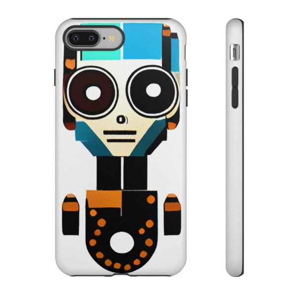 Rainbow Designs Robot On Tough Cases Custom Phone Cases For iPhone Google Pixel and Samsung Series - Image 4
