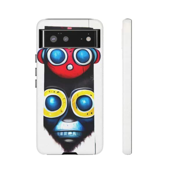 Rainbow Designs Robot On Tough Cases Custom Phone Cases For iPhone Google Pixel and Samsung Series - Image 73