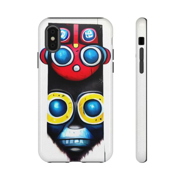 Rainbow Designs Robot On Tough Cases Custom Phone Cases For iPhone Google Pixel and Samsung Series - Image 9