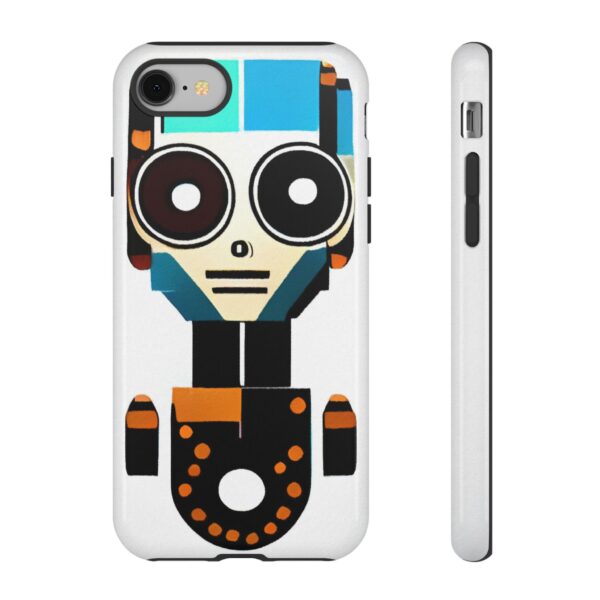 Rainbow Designs Robot On Tough Cases Custom Phone Cases For iPhone Google Pixel and Samsung Series