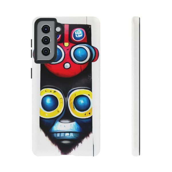 Rainbow Designs Robot On Tough Cases Custom Phone Cases For iPhone Google Pixel and Samsung Series - Image 57