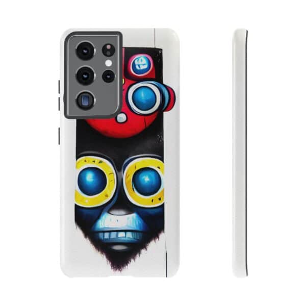 Rainbow Designs Robot On Tough Cases Custom Phone Cases For iPhone Google Pixel and Samsung Series - Image 63