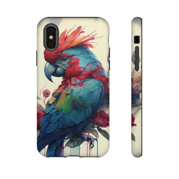 Rainbow Designs Another Very Strange Parrot On Tough Cases Custom Phone Cases For iPhone Google Pixel and Samsung Series - Image 2
