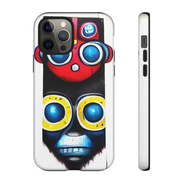 Rainbow Designs Robot On Tough Cases Custom Phone Cases For iPhone Google Pixel and Samsung Series - Image 35
