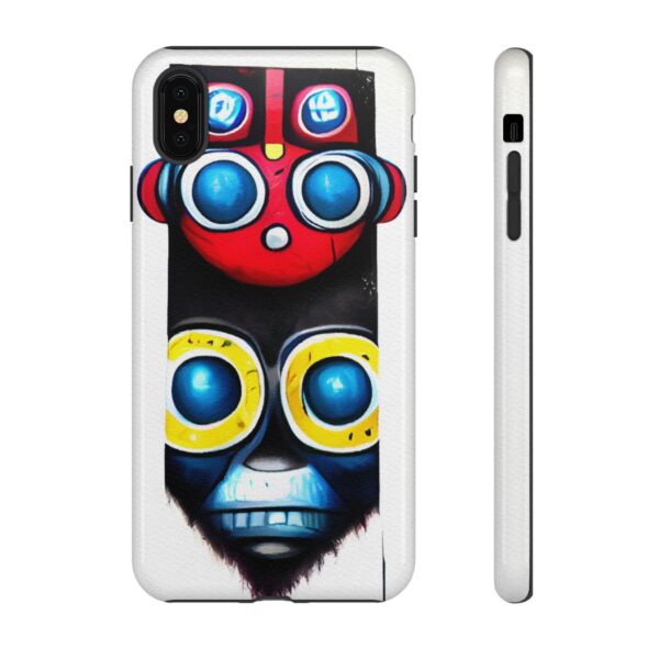 Rainbow Designs Robot On Tough Cases Custom Phone Cases For iPhone Google Pixel and Samsung Series - Image 11