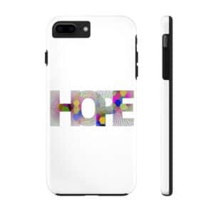 Rainbow Designs "HOPE" On Tough Phone Cases, Case-Mate For iPhone and Samsung Series