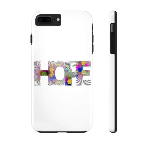Rainbow Designs "HOPE" On Tough Phone Cases, Case-Mate For iPhone and Samsung Series