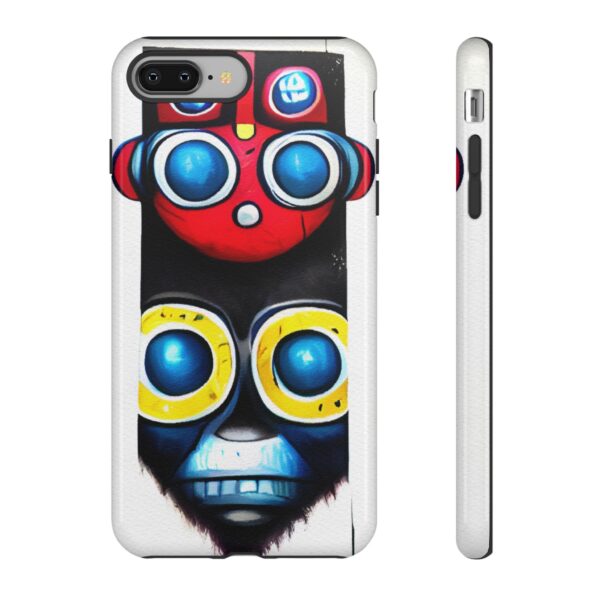 Rainbow Designs Robot On Tough Cases Custom Phone Cases For iPhone Google Pixel and Samsung Series - Image 3