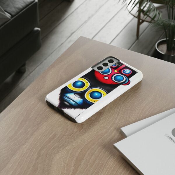 Rainbow Designs Robot On Tough Cases Custom Phone Cases For iPhone Google Pixel and Samsung Series - Image 88