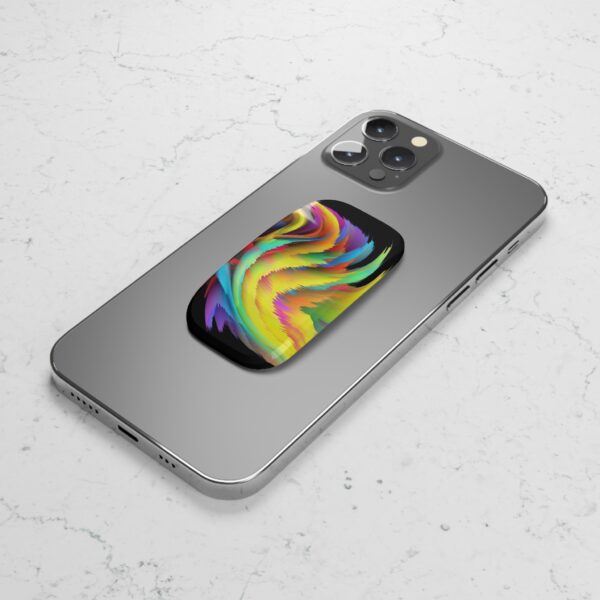 Rainbow Designs On Phone Click-On Grip For Custom Phone Case - Image 4