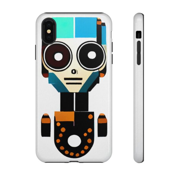 Rainbow Designs Robot On Tough Cases Custom Phone Cases For iPhone Google Pixel and Samsung Series - Image 11