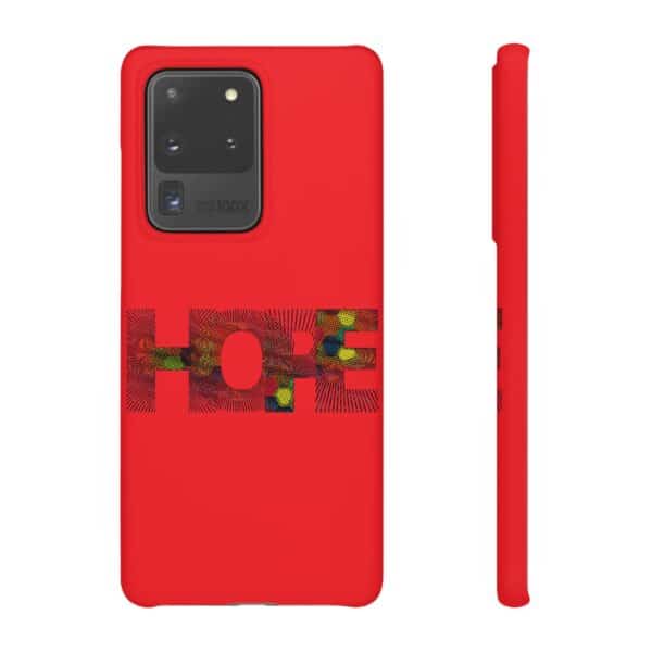 Rainbow Designs "HOPE" On Snap Cases For iPhone  and Samsung - Image 63