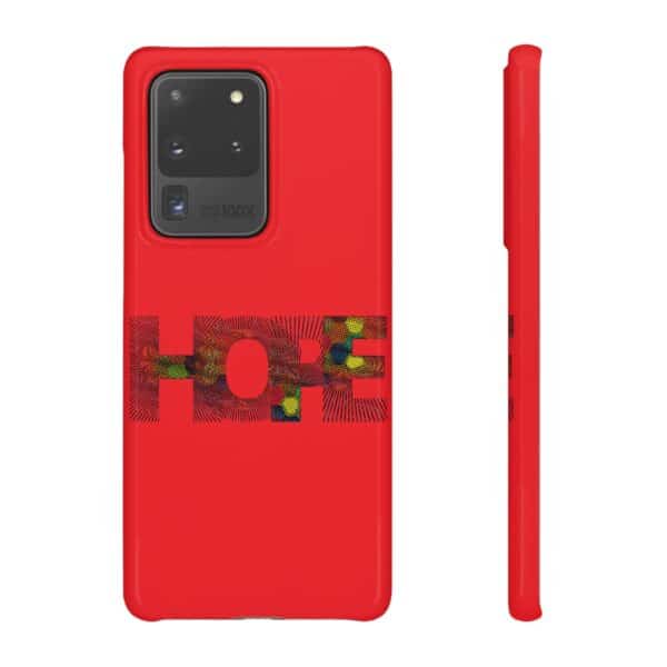 Rainbow Designs "HOPE" On Snap Cases For iPhone  and Samsung - Image 61