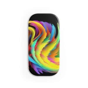Rainbow Designs On Phone Click-On Grip For Custom Phone Case