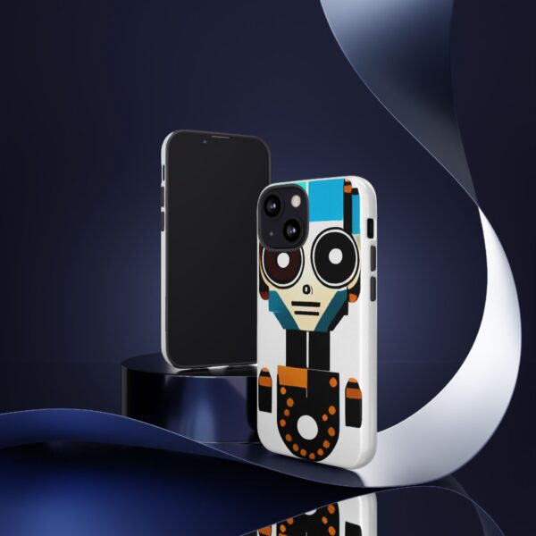 Rainbow Designs Robot On Tough Cases Custom Phone Cases For iPhone Google Pixel and Samsung Series - Image 44