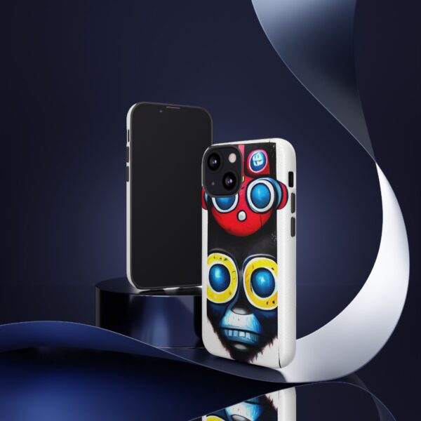 Rainbow Designs Robot On Tough Cases Custom Phone Cases For iPhone Google Pixel and Samsung Series - Image 46