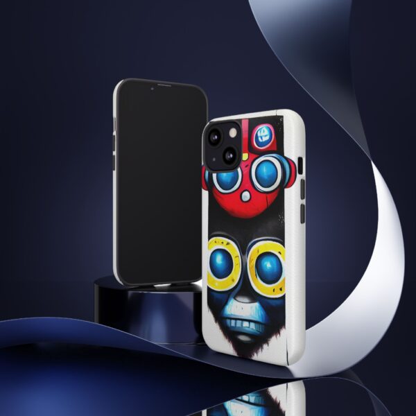 Rainbow Designs Robot On Tough Cases Custom Phone Cases For iPhone Google Pixel and Samsung Series - Image 42