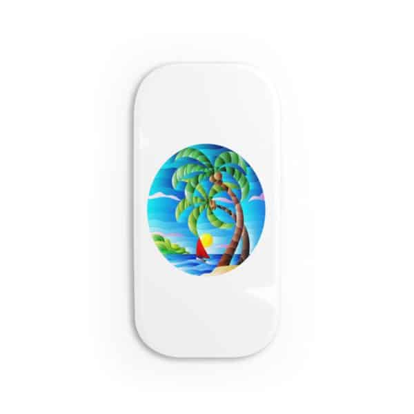 Rainbow Designs On Phone Click-On Grip