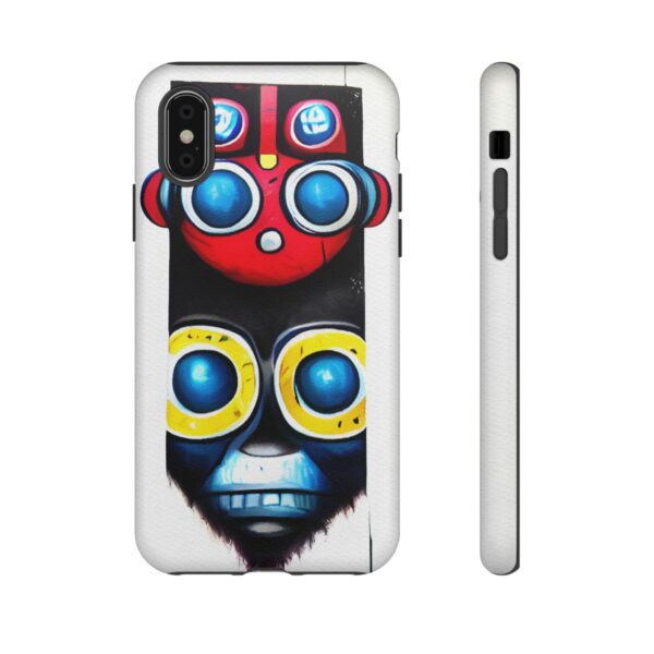 Rainbow Designs Robot On Tough Cases Custom Phone Cases For iPhone Google Pixel and Samsung Series - Image 10