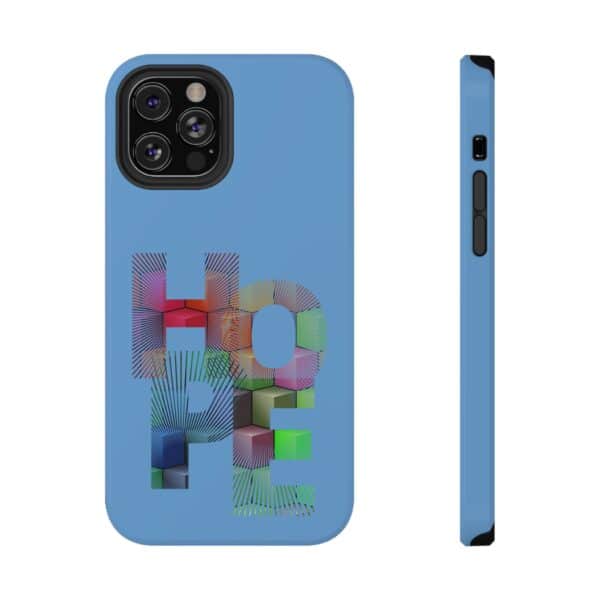 Rainbow Designs "HOPE" On Impact-Resistant Cases For Samsung and iPhone Light Blue - Image 51