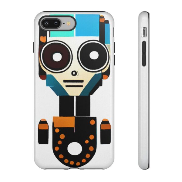 Rainbow Designs Robot On Tough Cases Custom Phone Cases For iPhone Google Pixel and Samsung Series - Image 3