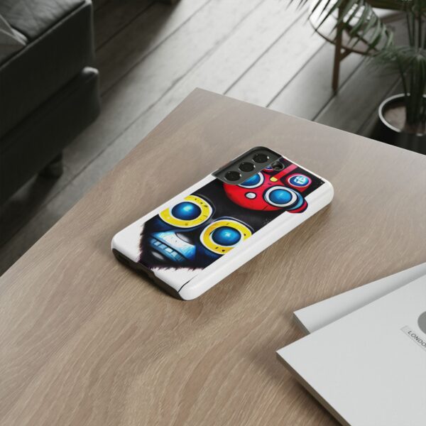 Rainbow Designs Robot On Tough Cases Custom Phone Cases For iPhone Google Pixel and Samsung Series - Image 86