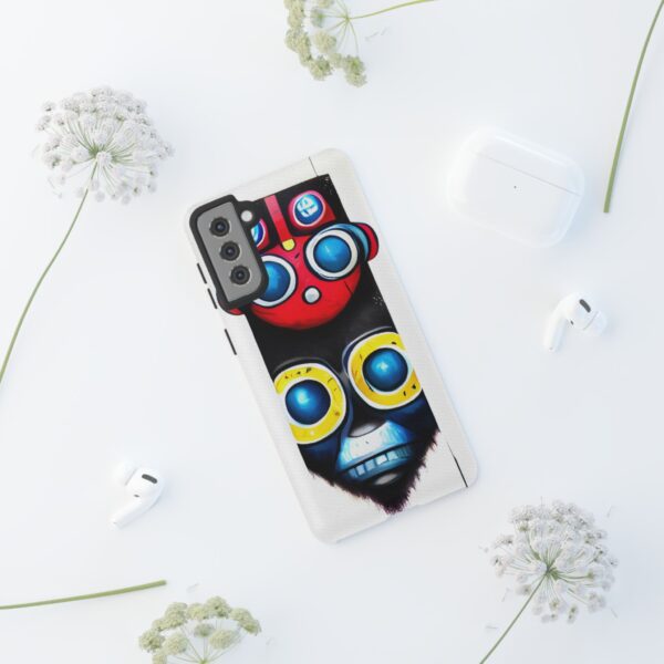Rainbow Designs Robot On Tough Cases Custom Phone Cases For iPhone Google Pixel and Samsung Series - Image 62