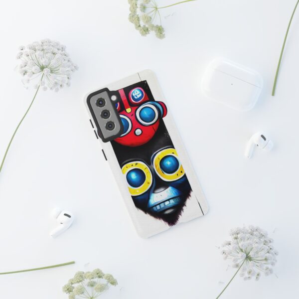 Rainbow Designs Robot On Tough Cases Custom Phone Cases For iPhone Google Pixel and Samsung Series - Image 56