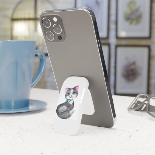 Rainbow Designs "Cute Cat" On Phone Click-On Grip - Image 2