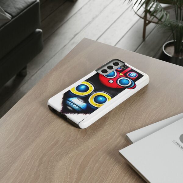 Rainbow Designs Robot On Tough Cases Custom Phone Cases For iPhone Google Pixel and Samsung Series - Image 90