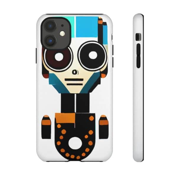 Rainbow Designs Robot On Tough Cases Custom Phone Cases For iPhone Google Pixel and Samsung Series - Image 20