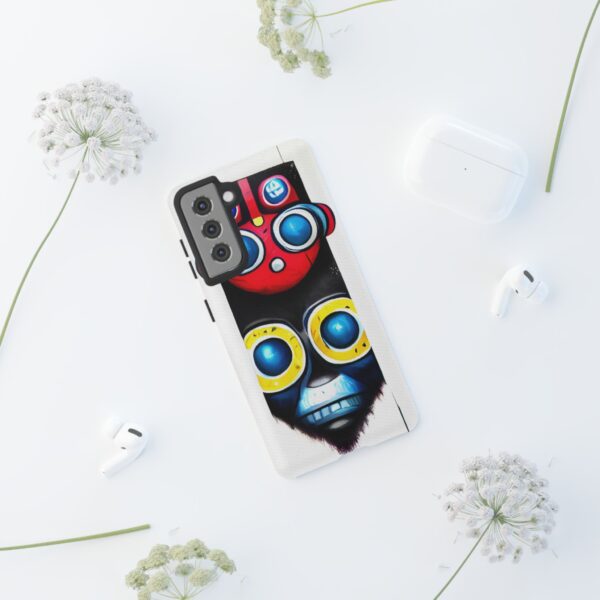 Rainbow Designs Robot On Tough Cases Custom Phone Cases For iPhone Google Pixel and Samsung Series - Image 58