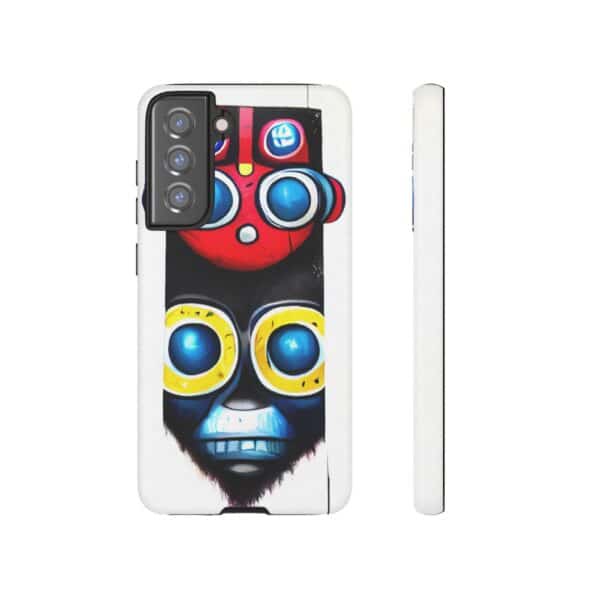 Rainbow Designs Robot On Tough Cases Custom Phone Cases For iPhone Google Pixel and Samsung Series - Image 81