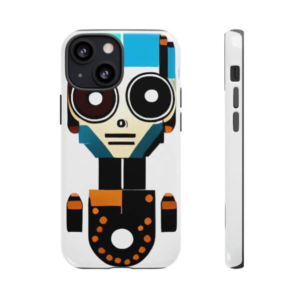 Rainbow Designs Robot On Tough Cases Custom Phone Cases For iPhone Google Pixel and Samsung Series - Image 43