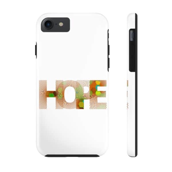 Rainbow Designs "HOPE" On Tough Phone Cases, Case-Mate For iPhone and Samsung Series - Image 2