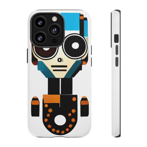Rainbow Designs Robot On Tough Cases Custom Phone Cases For iPhone Google Pixel and Samsung Series - Image 49