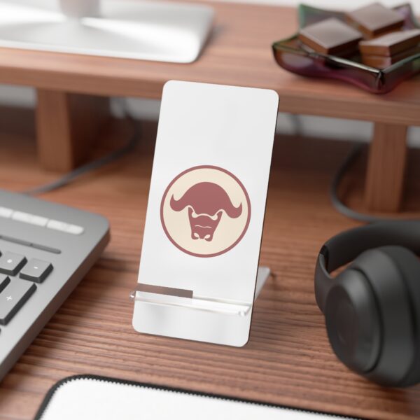 Sleek Mobile Display Stand for Smartphones | Modern Design | white - Image 3