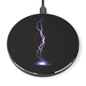Lightning Strike | Fast Wireless Charger | Tech Accessory - Black