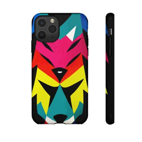 Rainbow Designs Wolf Head On Tough Cases Custom Phone Cases For iPhone Google Pixel and Samsung Series - Image 21