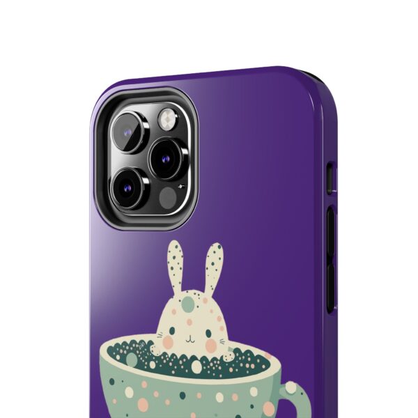 Cute Bunny in a Coffee Cup On Tough Phone Cases, Case-Mate Custom Phone Case For iPhone Series - Image 35