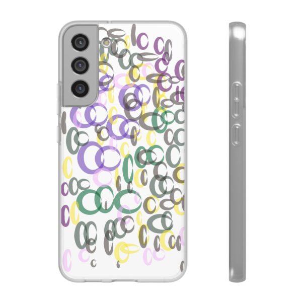 Colorful. Circles Flexi Cases For iPhone Samsung - Image 180