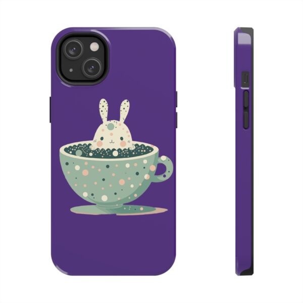 Cute Bunny in a Coffee Cup On Tough Phone Cases, Case-Mate Custom Phone Case For iPhone Series - Image 60