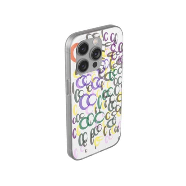 Colorful. Circles Flexi Cases For iPhone Samsung - Image 231