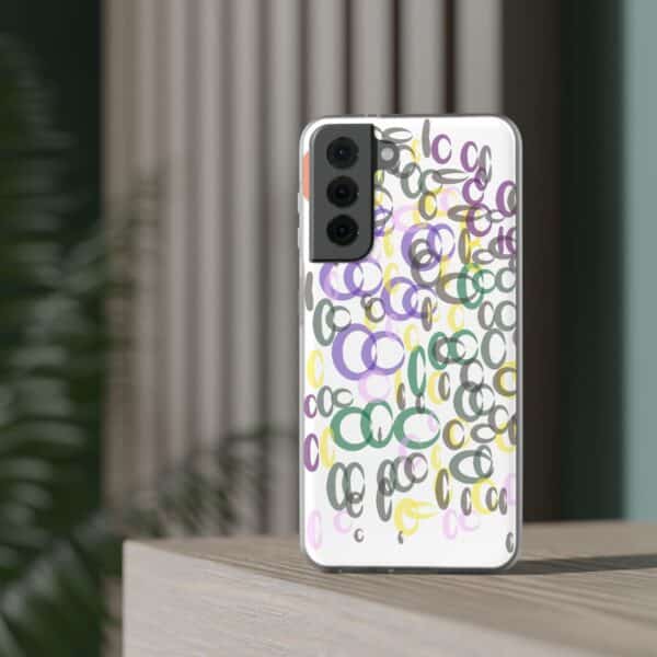 Colorful. Circles Flexi Cases For iPhone Samsung - Image 166