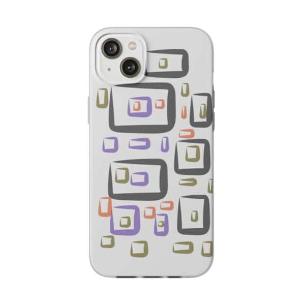 Colorful Circles Gingham Flexi Cases For iPhone and Samsung - Image 233