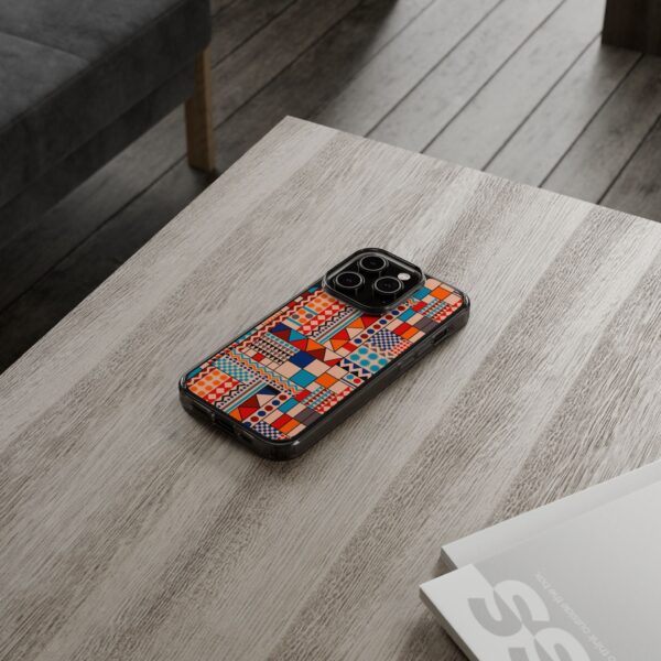 Patchwork Pattern Clear Cases For iPhone and Samsung - Image 57