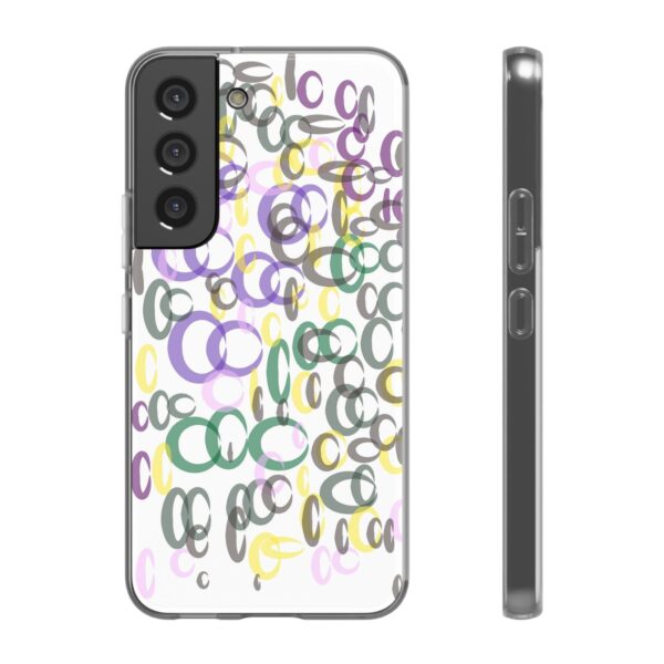 Colorful. Circles Flexi Cases For iPhone Samsung - Image 176