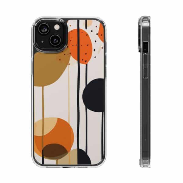Orange Floral and Polka Dot Clear Cases - Image 60